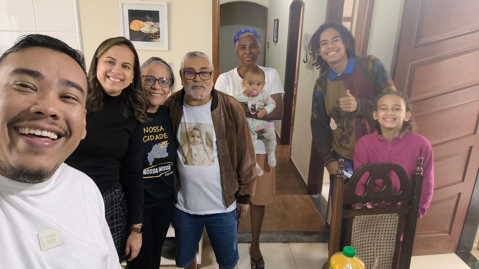 Família da Fátima e Cilas, em Queimados, Rio de Janeiro